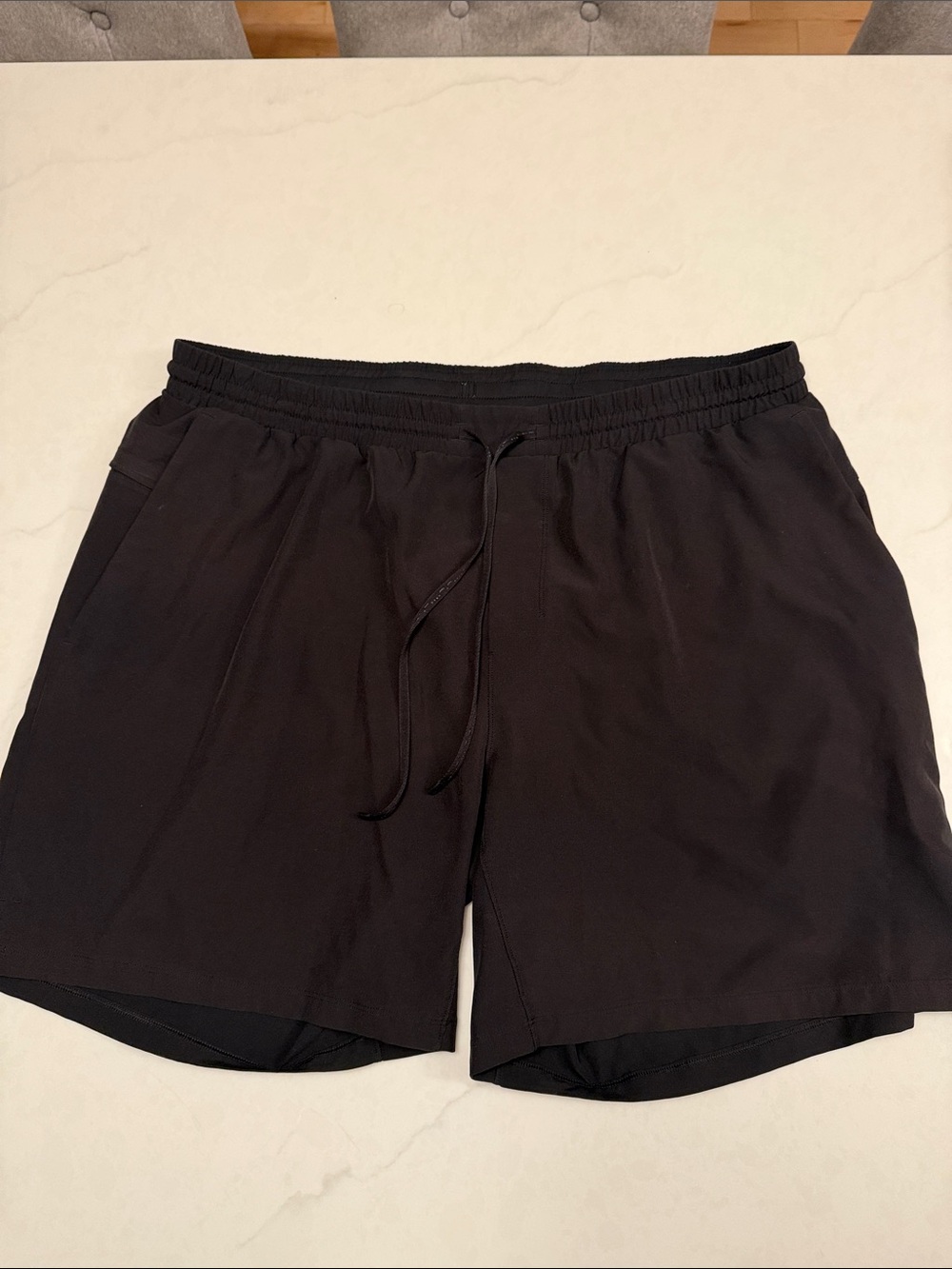 lululemon athletica Black Men's Swim Trunks with Drawstring